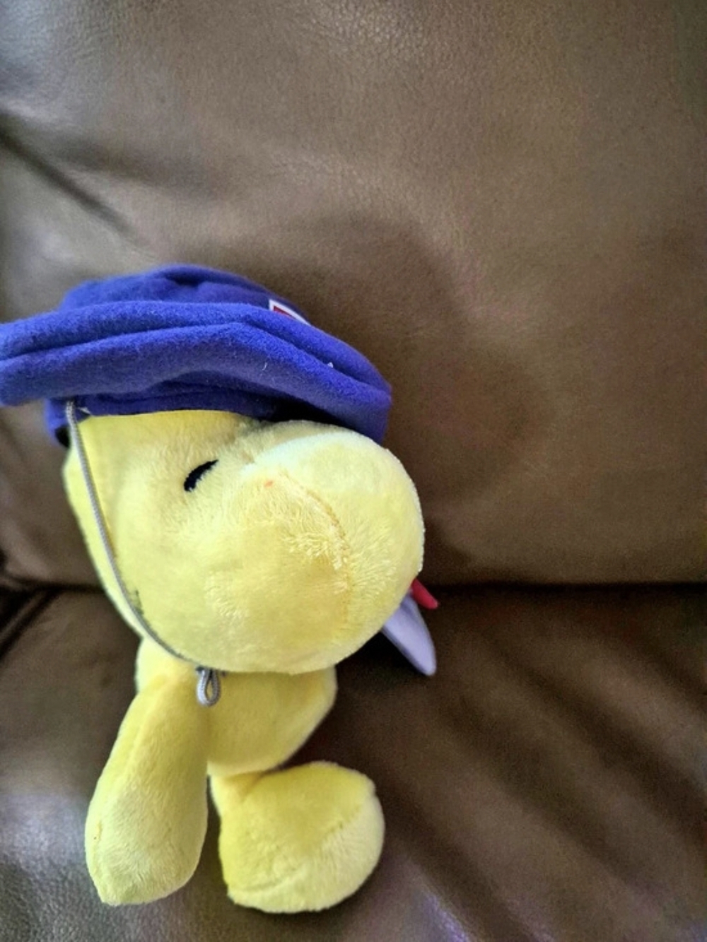 Peanuts Woodstock Yellow Plush Toy Blue Hat RUZ 2026 Character Charlie Brown